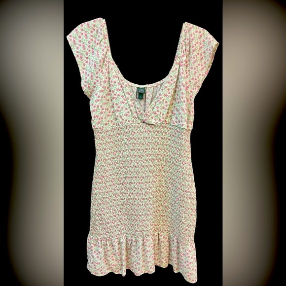 Wild Fable Floral Print Dress - Pink and White - Picture 4 of 14